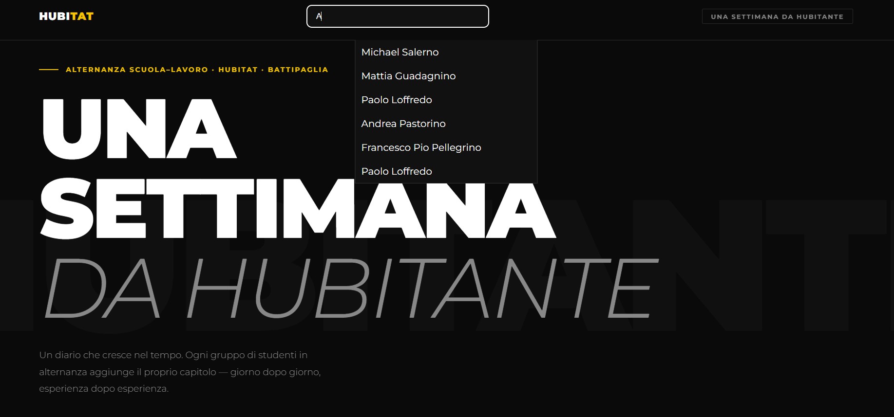 Risultato Barra di ricerca